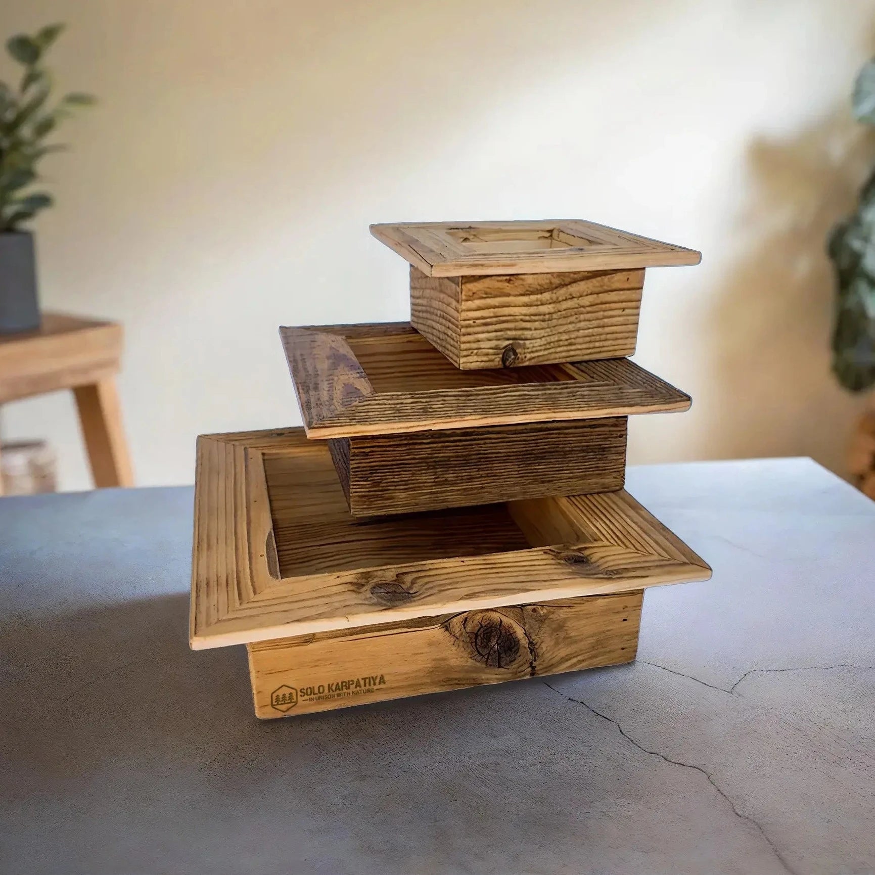 Quadratische Box für Kleinigkeiten