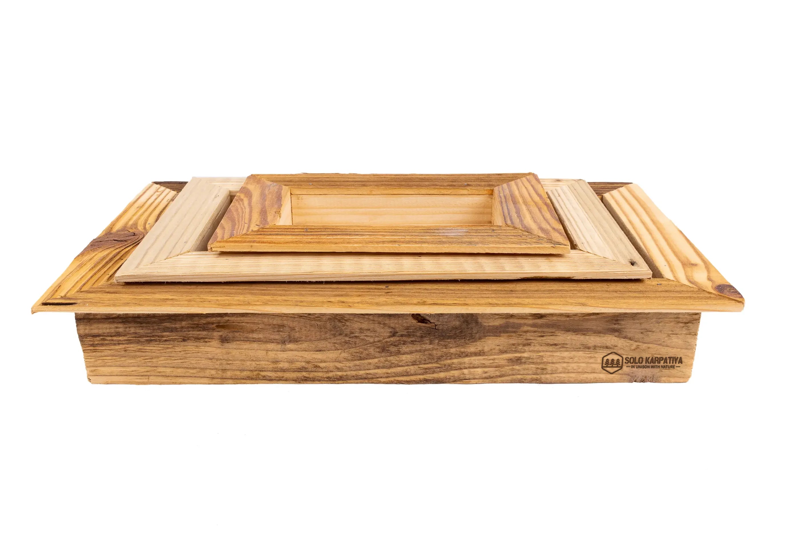 Rechteckige Box für Kleinteile (3 in 1)