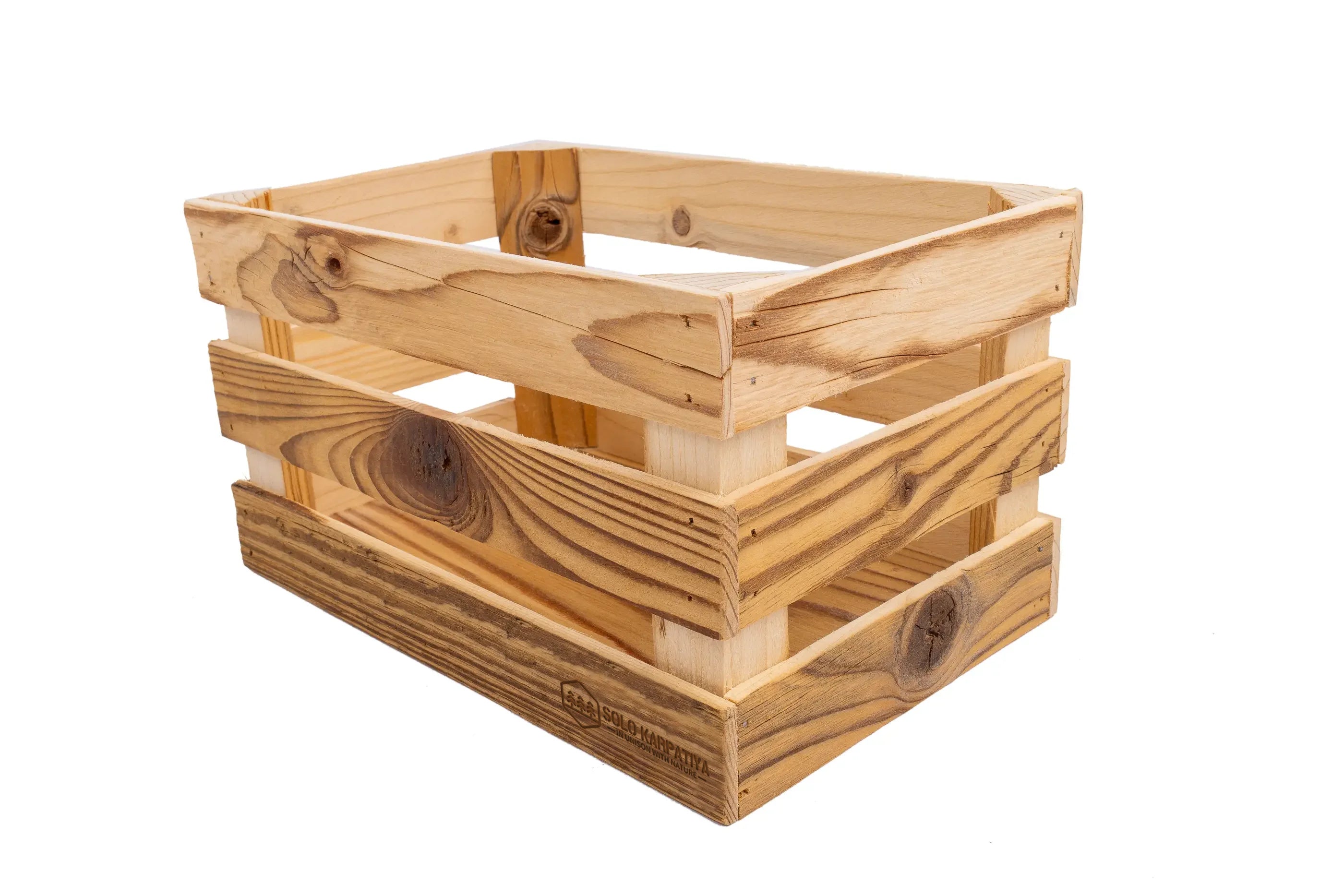Große dekorative Holzkiste