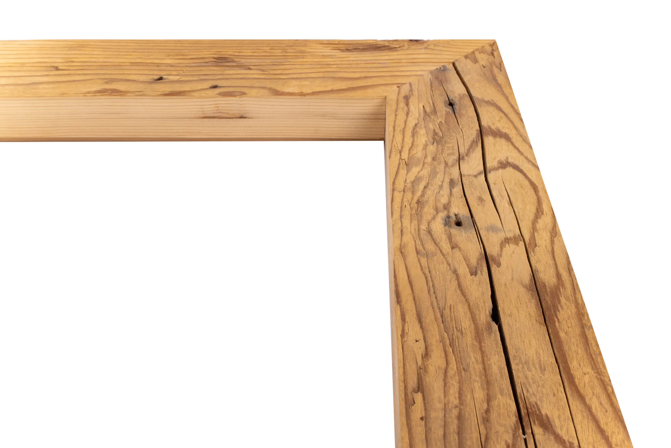 Fotorahmen aus behauenem Holz 80x30 mm