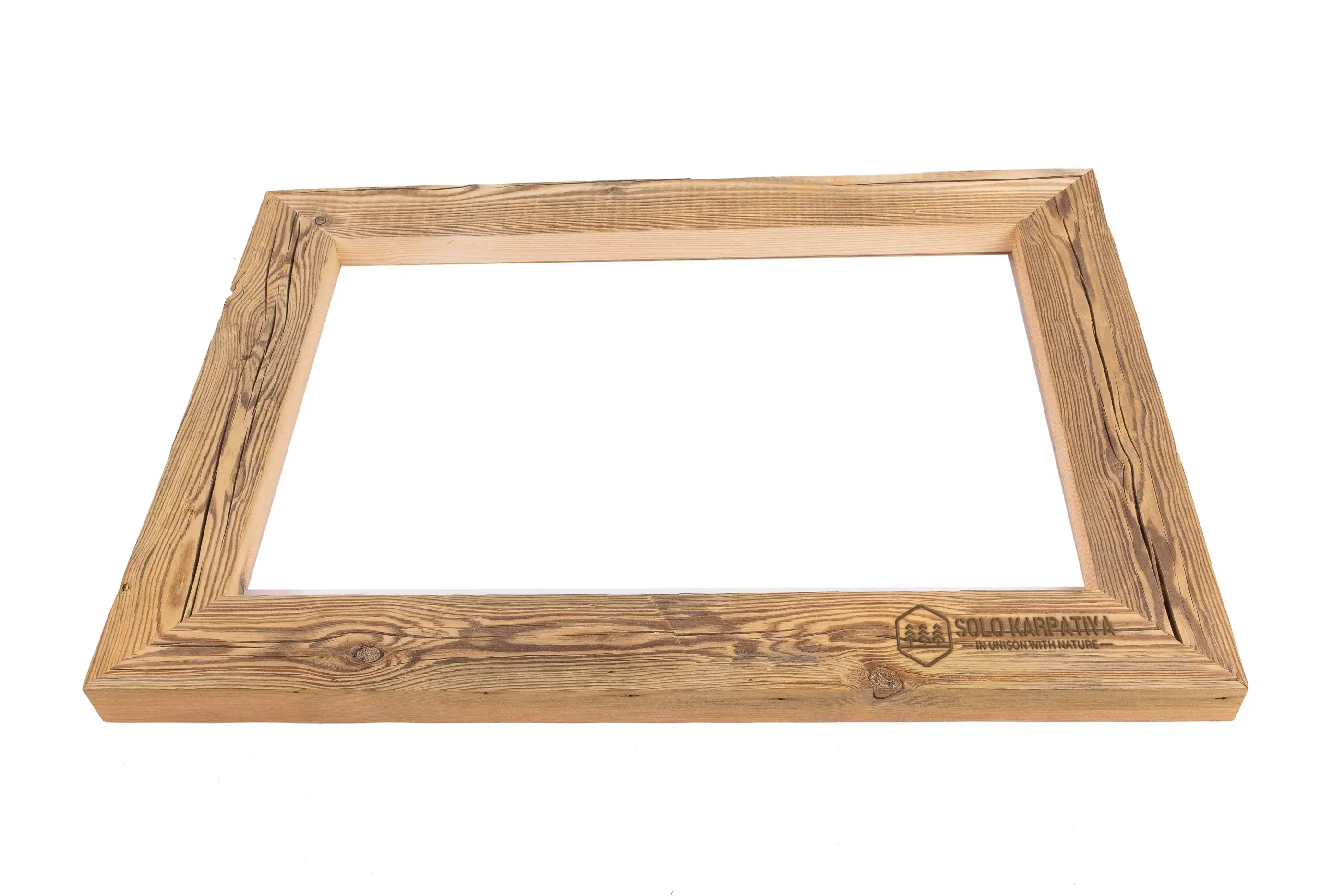 Frame for a photo made of cut timber 80x30 mm