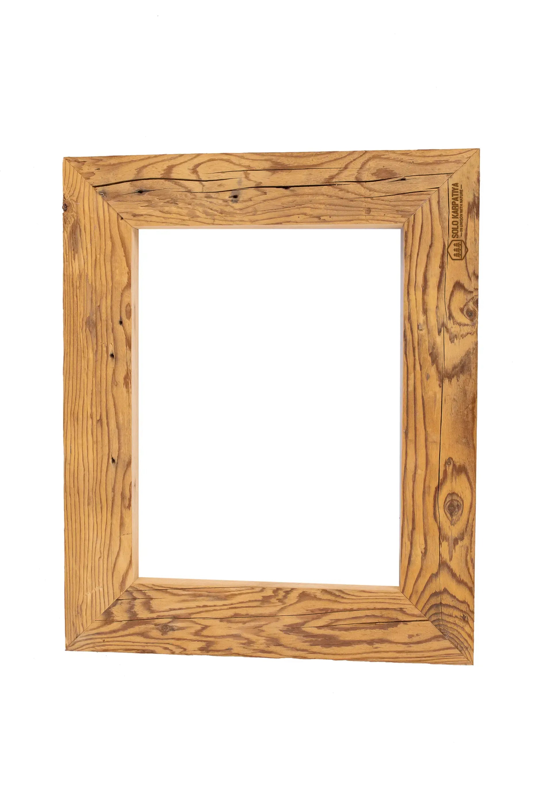 Frame for photo from hewn timber 80x30 mm